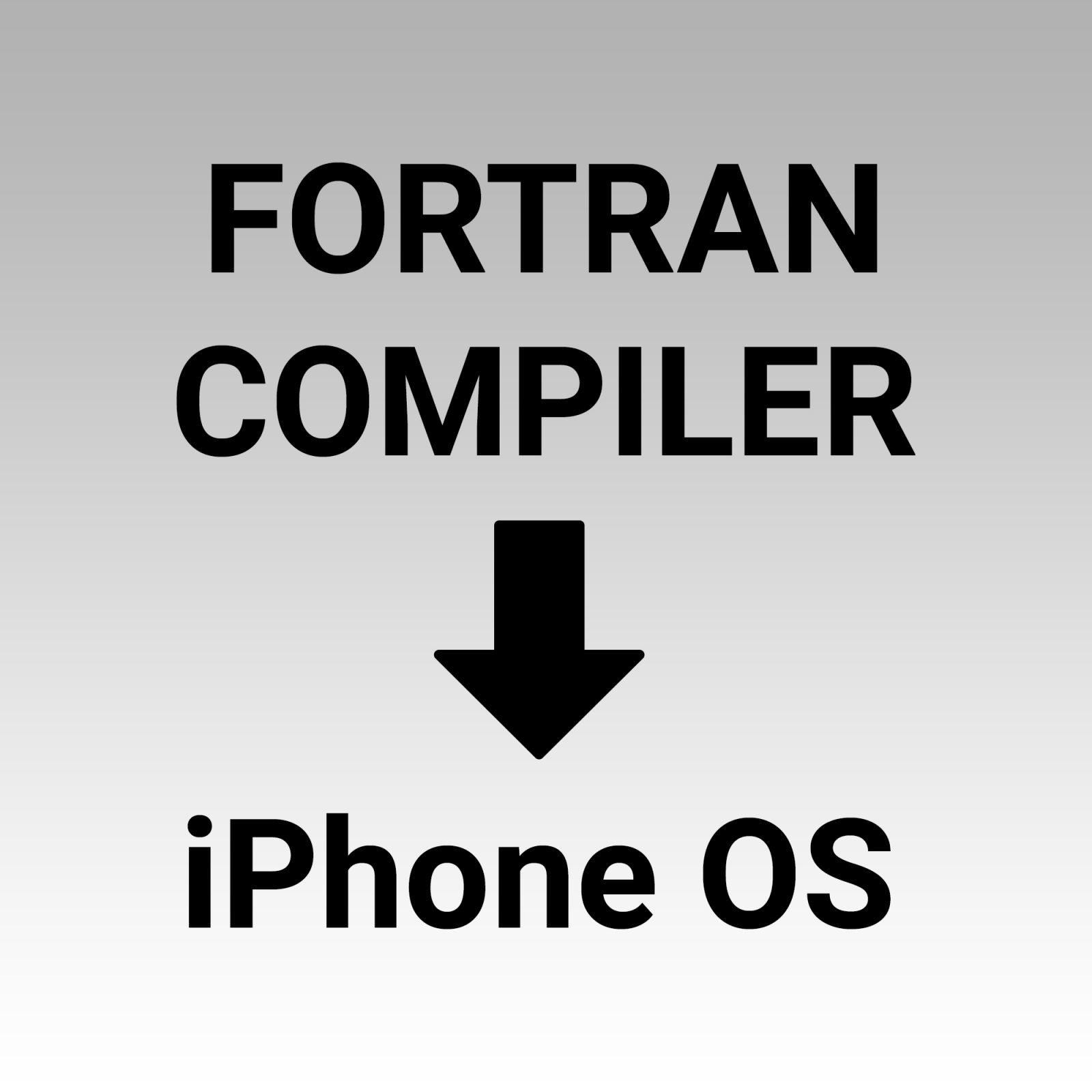 FORTRAN to iPhone OS